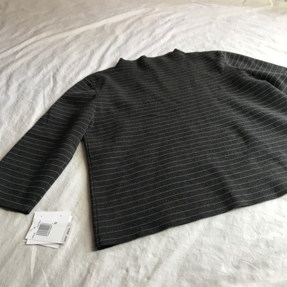 NWT Great Plains London Striped Olive Sweater - Picture 4 of 5